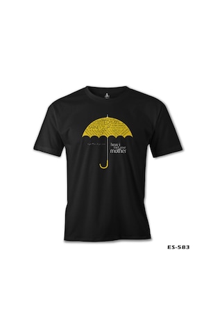 How I Met Your Mother - Umbrella Siyah Erkek Tshirt