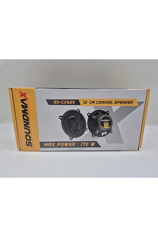 Soundmax 13cm Hoparlör - Soundmax Sx-cx520 Torpido Ve Kapı Hoparlörü - Soundmax 13cm Koaksiyel Hopar
