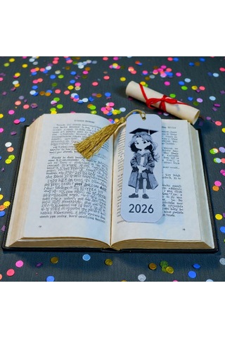 2026-mezuniyet-kız-kitap Ayracı 10 Lu