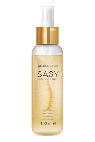 Biobellinda Sasy Işıltılı Vücut Spreyi 100 ML Biobellinda Sasy Işıltılı Vücut Spreyi 100 ML