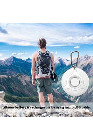 Hangfox Beyaz Taşınabilir Akıllı Ultrasonik Sinek, Fare, Ağaç Kenarı Gibi Haşere Kovucu Cihazı