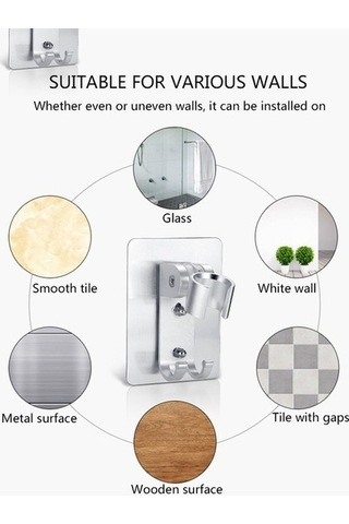 Novahub Modüle Düzenli Duş Tutucu A - Banyo Yapışkan Montaj Diğer