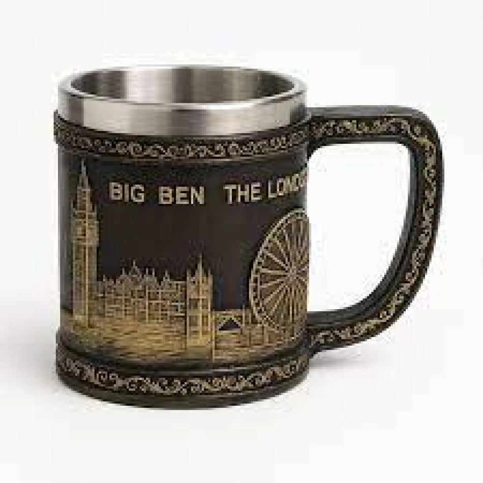 Londra Detaylı Çelik Kupa Diğer