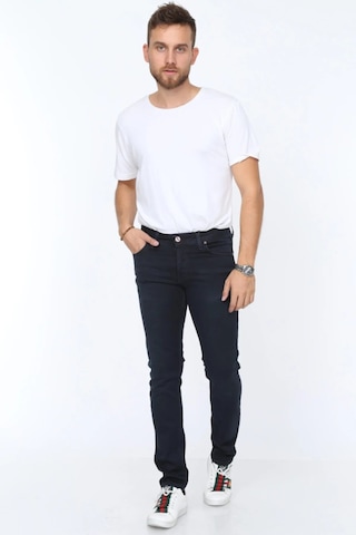 Digital Jeans Örme Hamur Kumaş Dar Kesim Slim Fit Erkek Kot Pa Haki Açık Gri