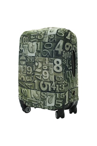 My Saraciye 09 Valiz Kılıfı, Bavul Kılıfı - Rakamlar 09 Çok Renkli