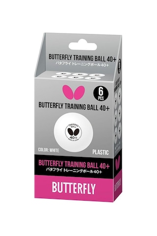 Butterfly Masa Tenisi Topu Btf Training Ball 40+ White 6er 7250730140