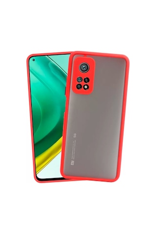 Xiaomi Mi 10T - Mi 10T Pro Kamera Korumali Premium Silikon Kilif 294096568 - Renk / Lacivert