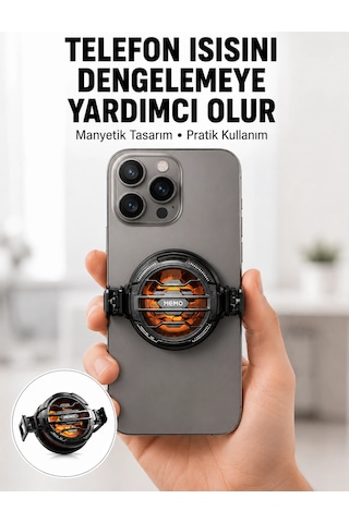Mobil Oyunlar İçin Serinletici Telefon Fanı Sessiz Çalışma Geniş Kıskaçlı Tasarım Yeni Nesil Najmad