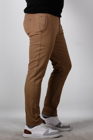Erkek Chino Pantolon Slim Fit Dar Kesim Camel 1747 5594 Camel