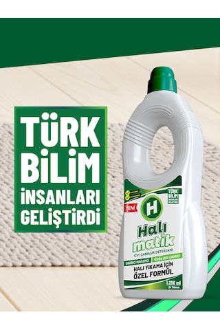Halı Matik Sıvı Halı Kilim Yolluk ve Çamaşır Deterjanı 1200 ML