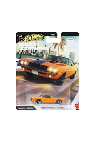 Hot Wheels Premium Series 25.yıl Özel Fast & Furious 1970 Dodge Challenger R/t Hnw46 - Jhw64 Çok Renkli