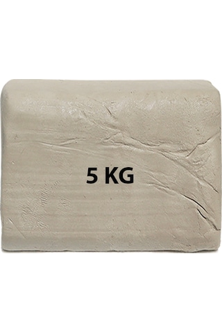 5 KG Beyaz Seramik Hamuru Doğal Kil Oyun Çamuru