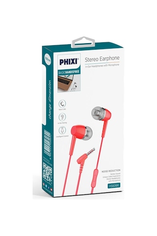 Phixi Basic HS606 Mikrofonlu Kablolu Kulakiçi Kulaklık
