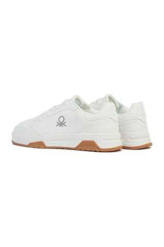 Benetton 11219 Erkek Günlük Sneaker Ayakkabı Beyaz Beyaz