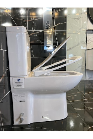 Seramiksan Petite A101101H Kanalsız Duvara Sıfır Klozet + Yavaş Kapak
