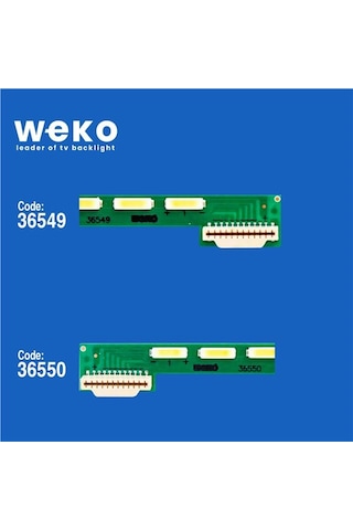 Wkset-5475 36549x1 36550x1 55 V15 Cv Ud Rev 0.4 2 Adet Led Bar 72led Tvnizi Açıp İçindeki Led Barla Birebir Aynısı Olduğunu Görmeden Almayınız. Sonrasında İade Almamaktayız. Beyaz
