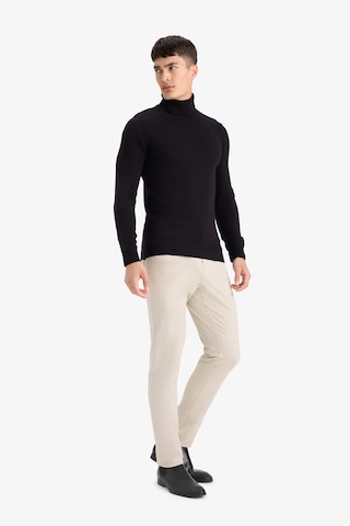 Defacto Slim Fit Dar Kesim Balıkçı Yaka Basic Düz Triko Kazak R1124az25wnbk27 Siyah