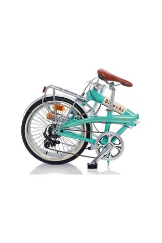 Bianchi Foldıng New Vıntage Katlanır Bisiklet 290h 20 Jant 7 Vites Celeste Krem Ck16 Glossy Mavi