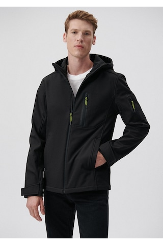 Mavi - Kapüşonlu Siyah Ceket 0110264-900 Siyah