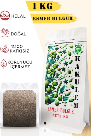 Kakulem Esmer Çiğ Köftelik İnce Bulgur 1 KG