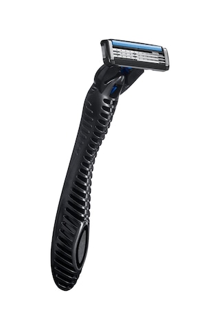 Hybrid 3 Flex Erkek Tıraş Bıçağı 1 Sap Ve 4 Yedek Başlık 3 Bıçak , 3 Nano Teknolojik Titanyum Bıçak, E Vitamini İle Zenginleştirilmiş Geniş Kayganlaştırıcı Bant
