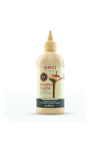 Tek Kavrulmuş Servet Tahini Pratik Sıkma Şişe - 500g