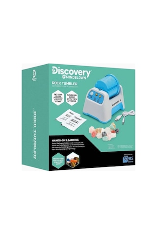 Discovery Kids Rock Tumbler Motorlu Taş Parlatma Stem Eğitim Seti Bilim Seti Mavi
