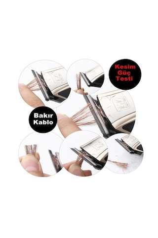 Şarjlı Saç-sakal-vücut Tıraş Makinesi Rd-128 4 Farklı Boyutta Tarak Paslanmaz Bıçaklı 6-8 Saat
