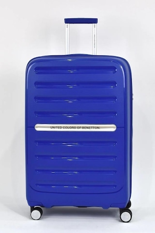 Benetton Büyük Boy %100 Polipropilen Valiz Mavi Bnt1000 Mavi
