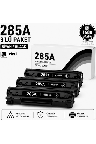 Hp 285a Toner 3'lü Paket