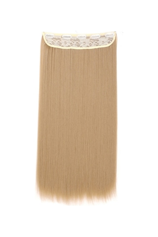 Mufunye Doğal Görünümlü 23.6 İnç Düz Saç Uzatma, Yüksek Kaliteli Mat Yüksek Sıcaklık Fiber, Rahat Ve Güvenli Takma