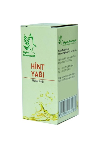 Doğan Baharatçılık Hint Yağı 50 ML Doğal Saç Vücut Masaj Yağı