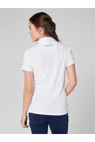 Helly Hansen W Crewline Polo Kadın Kısa Kollu Polo T-Shirt Beyaz