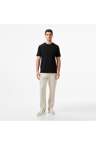 Nautica Erkek Siyah Regular Fit T-shirt Düz V57271t Siyah