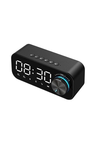 Mah Şarj Saat Ve Alarm Özellikli Ledli Bluetooth Hoparlör Bts-99 Çok Renkli