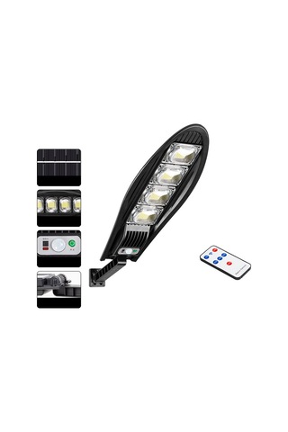 W779B Güneş Enerjili Hareket Sensörlü Bahçe LED Güvenlik Lambası