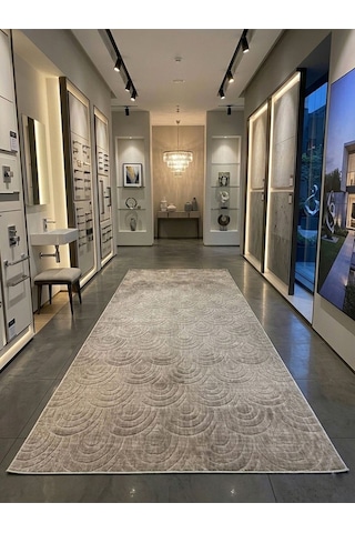 Aksu Prime Cozy Dmr Halıcılık Toprak Modern Kaymaz Taban Çocuk Odası Salon Hol, Koridor Mutfak Yıkanabilir Jel Kesme Yolluk Halı