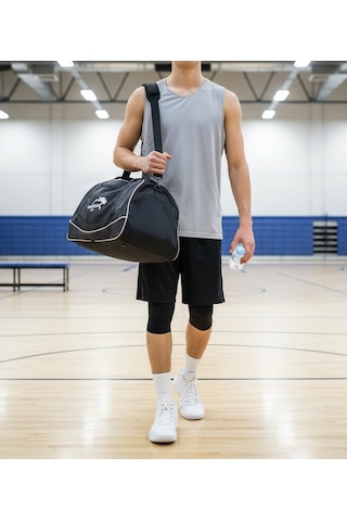 Newfull Sport Anatolia Pars Astarlı Seyahat Ve Spor Çantası-orta Siyah
