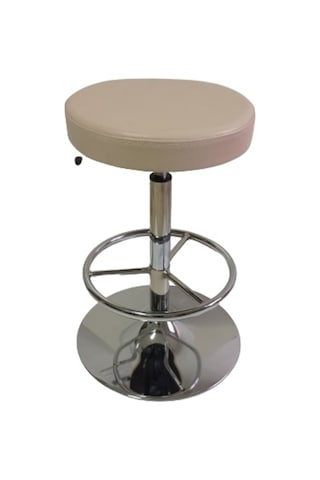 Bar Taburesi Lüks Krom Ayaklı Çemberli