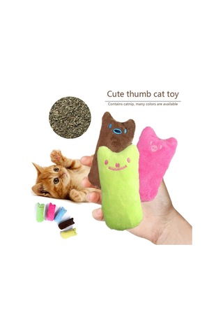 Madpet Catnip Kedi Oyuncağı Mavi Sesli Peluş Kedi Oyuncak, Isırınca Ses Çıkaran Plush Cat Toy, Yumuşak Dayan
