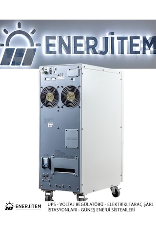 10 Kva, 10000 Va Online Ups 1f/1f 16 9 Ah Akü 5/15 Dakika Besleme