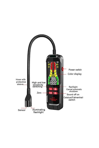 Doğal Gaz Kaçak Konsantrasyonu Analiz Cihazı Zl72b Şarjı 6ukgx1