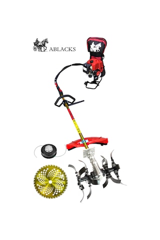 Ablacks C-52 Profesyonel Sırt Tırpan + Akrep Çapa Aparatı + 9 Lu Bahçivan Seti