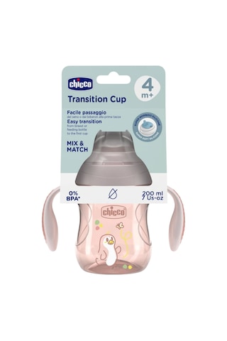 Chicco Yumuşak Uçlu Geçiş Bardağı Kız Pembe Pembe