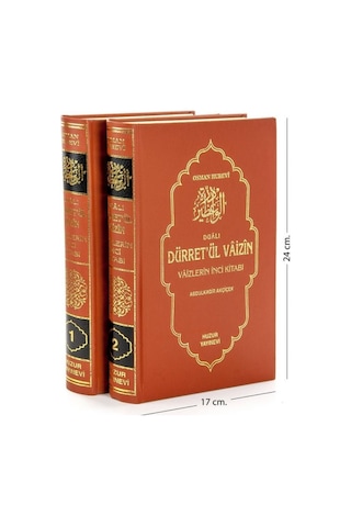 Dualı Dürret’Ül Vaizin 2 Cilt Kitap & Vaizlerin Inci Kitabı
