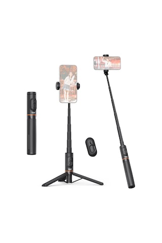 Springsun Vrıg Tp-17 Telefon İçin Genişletilebilir Selfie Çubuğu Tripod Maksimum. Uzaktan Deklanşörlü Telefon Tripod Vlog Selfie