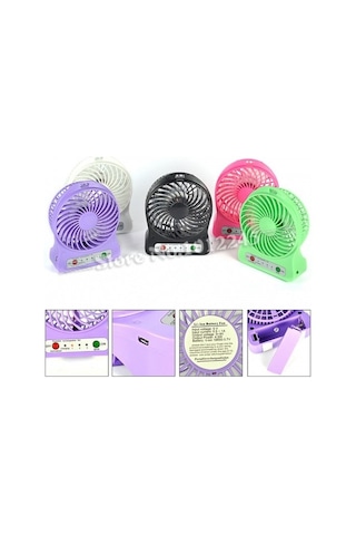 Şarjlı Taşınabilir Mini Usb Fan - Vantilatör