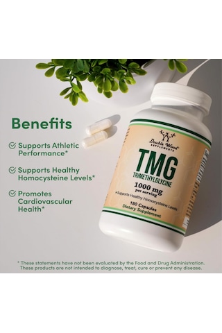 Double Wood Tmg Trimethylglycine 1000mg 180 Capsul.tr Tek Ye...