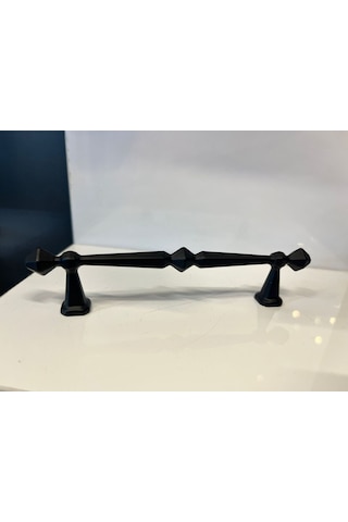 Napoli Metal Kulp 96mm Mat Siyah Dolap Kapak Modern Tv Ünite Çekmece Mobilya Komidin Mat Siyah