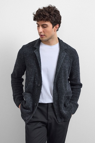 Backandbond Antrasit Regular Fit Hırka